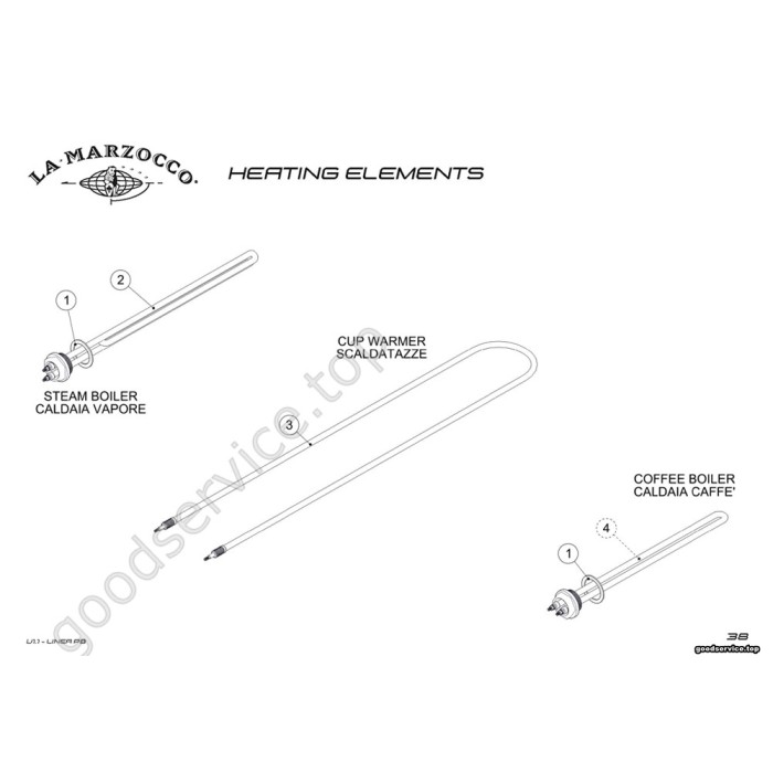 LINEA PB -               LineaPB Parts-15-S38