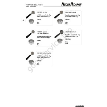 Portafiltri 42 Portafiltri 42