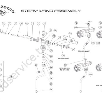 STEAM WAND ASSEMBLY