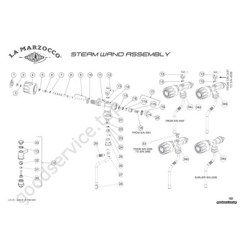 STEAM WAND ASSEMBLY STEAM WAND ASSEMBLY