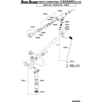 Table CASADIO 03 Table CASADIO 03