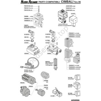 Table CIMBALI 06B Table CIMBALI 06B