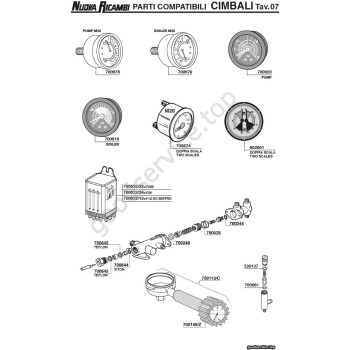 Table CIMBALI 07 Table CIMBALI 07
