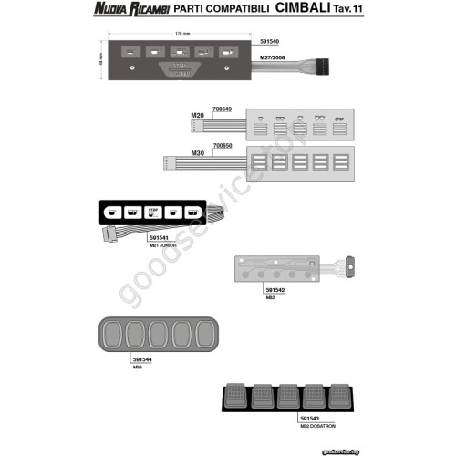 Table CIMBALI 11