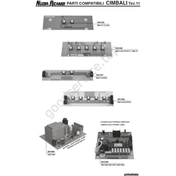 Table CIMBALI 11B Table CIMBALI 11B