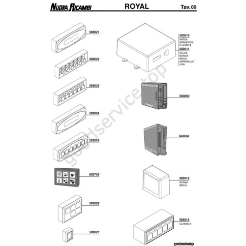 Table ROYAL 09