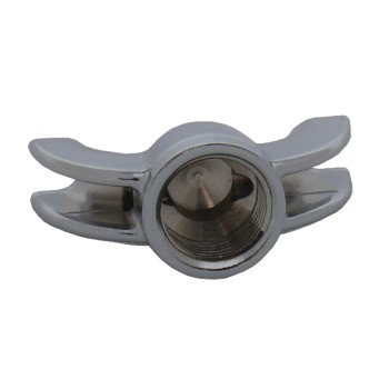 Носик холдера двухпорционный укороченный, открытый, 3/8"