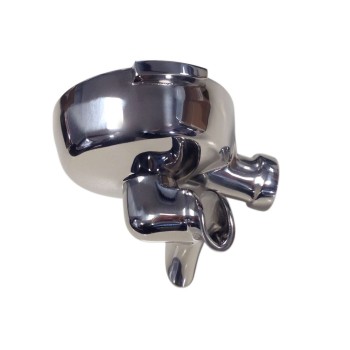 S.STEEL FILTER HOLDER WITH SPOUT 2 WAYS