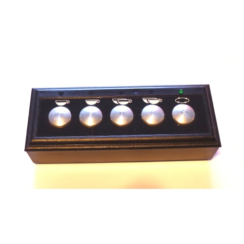 TOUCHPAD WITH 5 CHROME BUTTONS+1LED