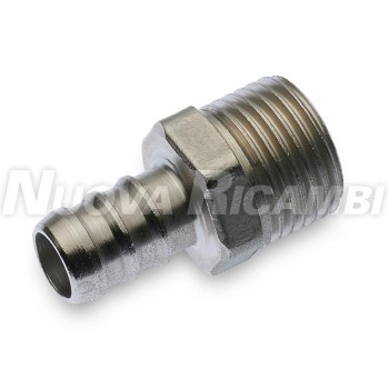 BRASS HOSE BARB MALE 1/2 12mm