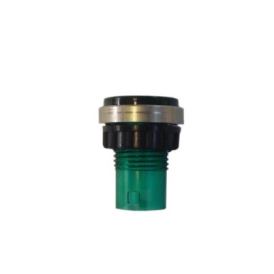 GREEN COVER FOR LIGHT + CHROMED NUT