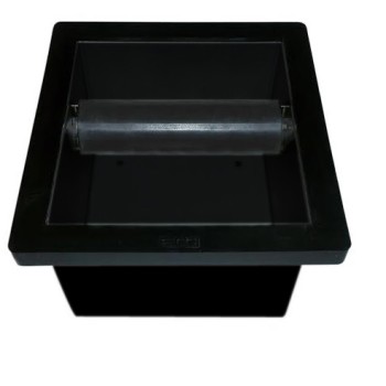 MATT BLACK KNOCK BOX EDO WITH BOTTOM MATT BLACK KNOCK BOX EDO WITH BOTTOM