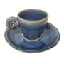 EDO COFFEE SET UZU LINE BLUE