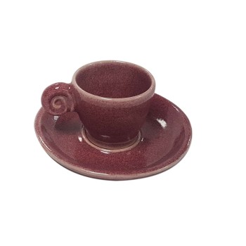 EDO COFFEE SET UZU LINE ROSE