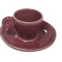 EDO COFFEE SET UZU LINE ROSE