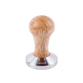 FLAT TAMPER WOODEN/S.STEEL TAMPER