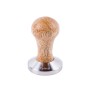 FLAT TAMPER WOODEN/S.STEEL TAMPER