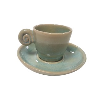 EDO COFFEE SET UZU LINE LIGHT BLUE