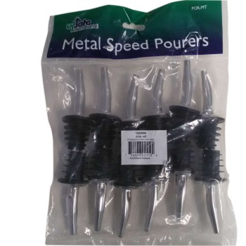 METAL POURER WITH PLASTIC CORK (12 PCS)