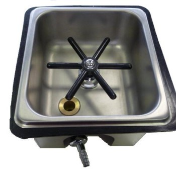 COUNTER TOP FROTHING PITCHER RINSER