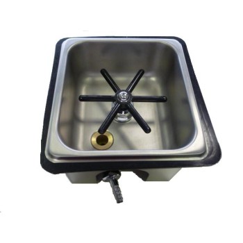 COUNTER TOP FROTHING PITCHER RINSER