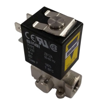 SOLENOID VALVE 2 WAYS S.STEEL 1/8 230V