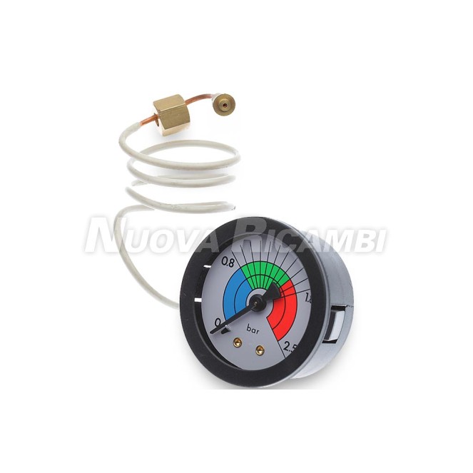BOILER MANOMETER 1/8 WITH CAPILLARY PIPE