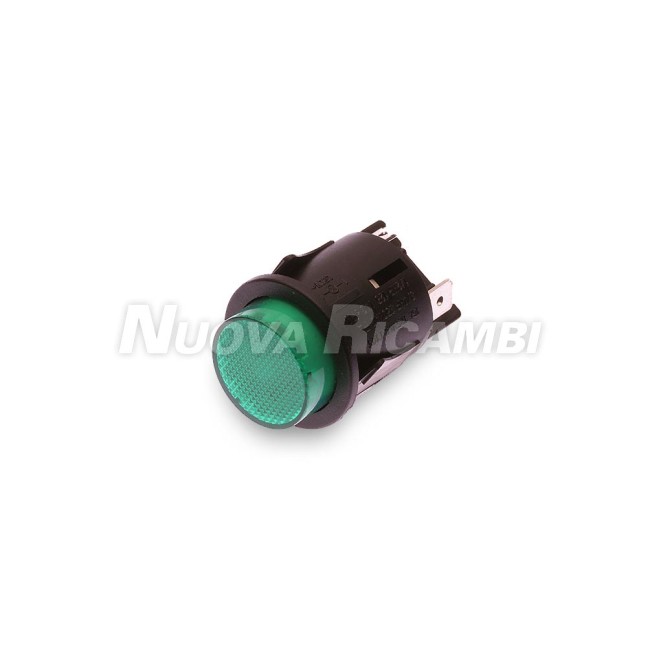 2 POLE GREEN LUMINOUS SWITCH