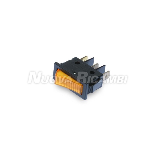 ORANGE 1 POLE LUMINOUS SWITCH