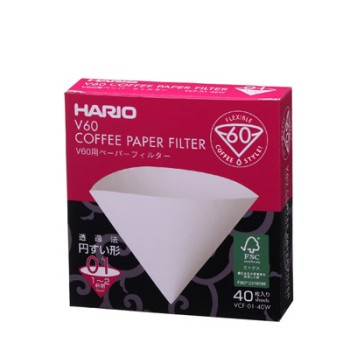 PAPER FILTER WHITE x DRIPPER 01 (40pcs)