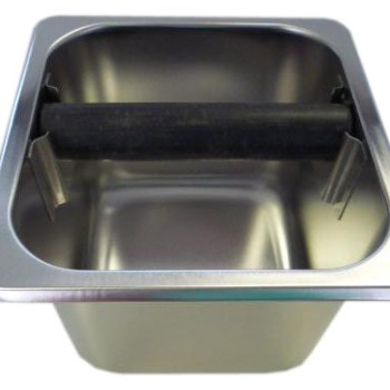 STAINLESS STEEL KNOCK BOX 4"