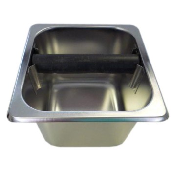 STAINLESS STEEL KNOCK BOX 4"