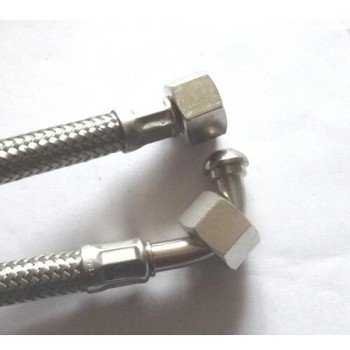 STAINLESS STEEL HOSE 3/8FF cm100 1 CURVE