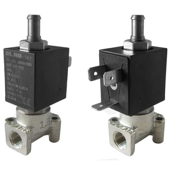 Клапан триходовий FF 1/8 1/8 - OLAB - 24В DC ( + та - ) - 10Вт