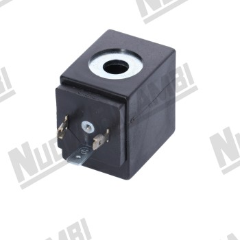 Котушка електромагнітного клапана "ODE" V24 DC - 8Вт - ширина 29.5мм - висота 39.5мм - глибина 42мм - отвір Ø 13мм