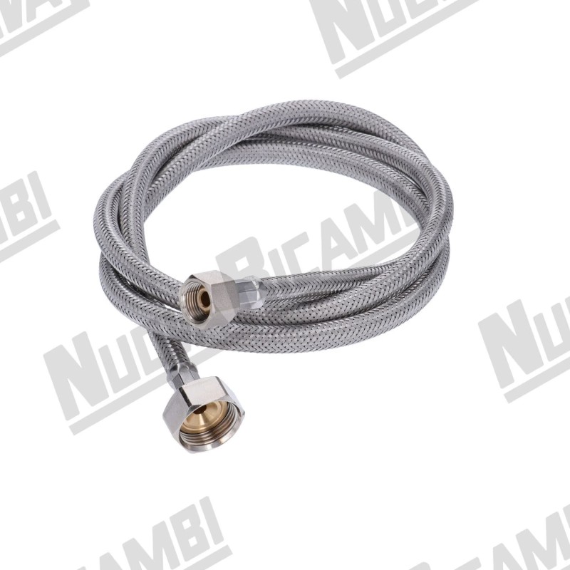 Конічний шланг з нержавіючої сталі 3/4ВРп-3/8ВРк, 150см Конічний шланг з нержавіючої сталі 3/4ВРп-3/8ВРк, 150см