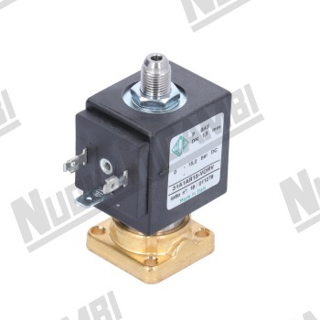 Електромагнітний клапан ODE 3-ходовий V24 DC 8Вт, отвір Ø 1,5, рубінове ущільнення, конічний дренаж 1/8