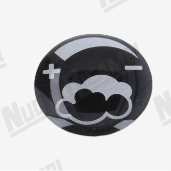 Наклейка з шовкографією "STEAM" для ручки крана - для GAGGIA DECO-D90-E90-XD-XE/ SAECO AROMA