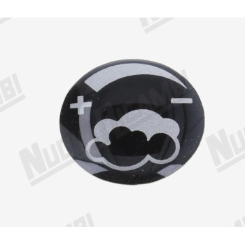 Наклейка з шовкографією "STEAM" для ручки крана - для GAGGIA DECO-D90-E90-XD-XE/ SAECO AROMA