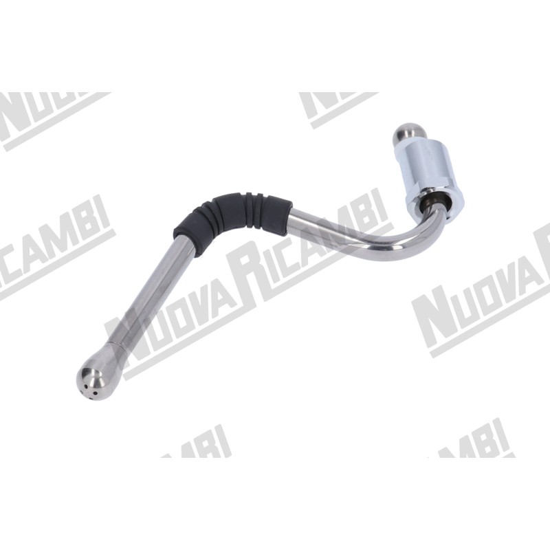 Оригінальна парова трубка з нержавіючої сталі в зборі - Ø 10мм - гайка 3/8ВР - довж. 125мм - для GAGGIA GE/ GD/ SAECO AROMA Оригінальна парова трубка з нержавіючої сталі в зборі - Ø 10мм - гайка 3/8ВР - довж. 125мм - для GAGGIA GE/ GD/ SAECO AROMA