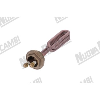 Нагрівальний елемент (тен) V220 - 2000Вт - 2 полюси - різьба 1" 1/4 - довж. 170мм для BRASILIA/ BRUGNETTI/ CARIMALI