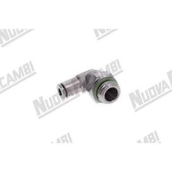 Кутовий фітинг швидкого з'єднання - G 1/4ВР - Ø 4мм Кутовий фітинг швидкого з'єднання - G 1/4ВР - Ø 4мм