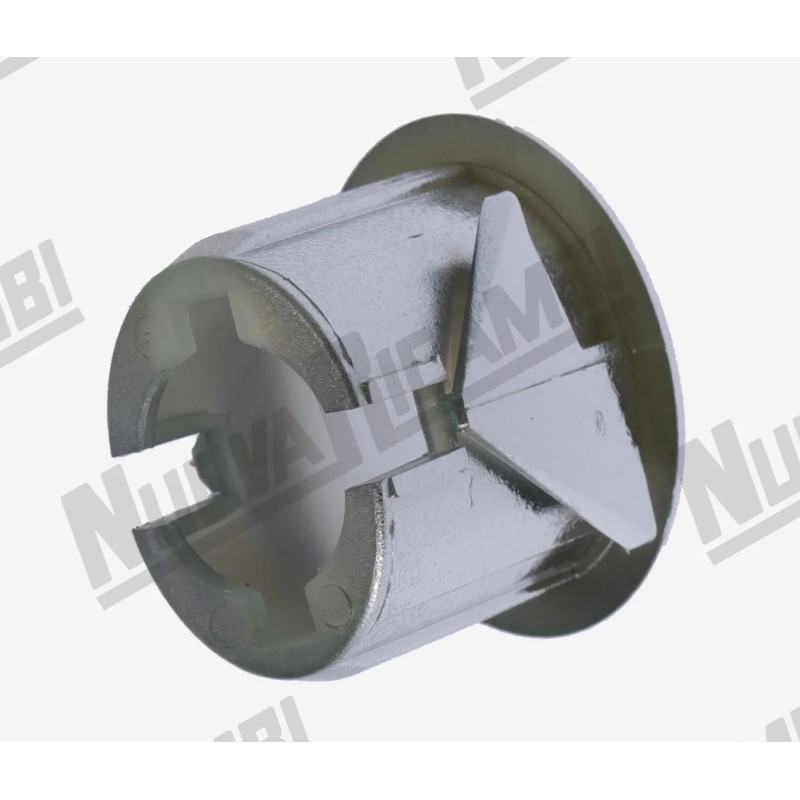 SILVER OVAL BUTTON SUPPORT