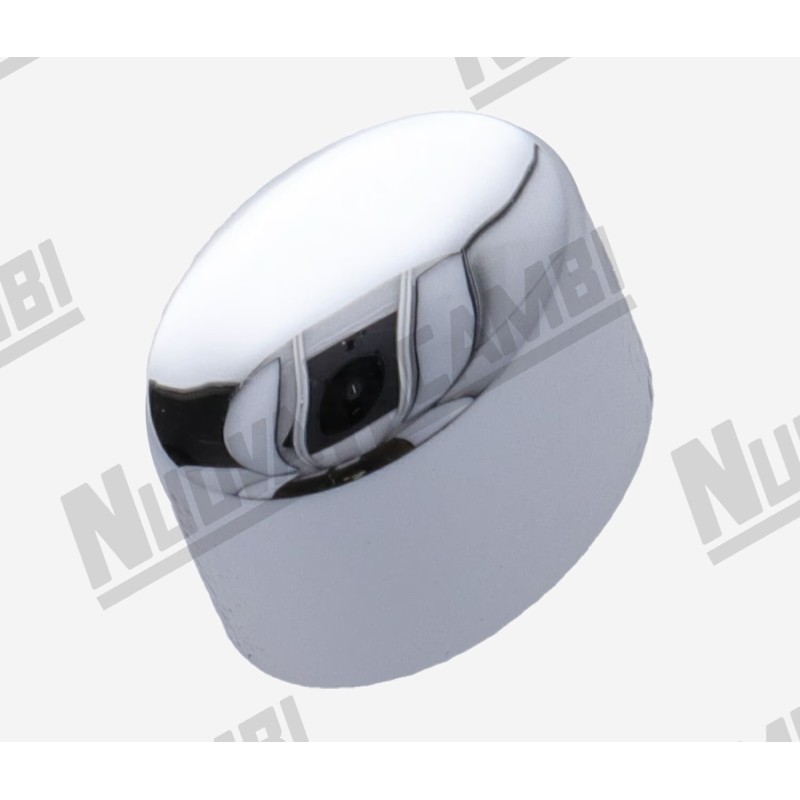 SILVER OVAL BUTTON