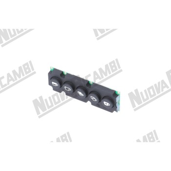 Сенсорная панель "GICAR" 5 кнопок, силиконовая мембрана, 16 контактов для FIAMMA RST (9.9.14.95G)