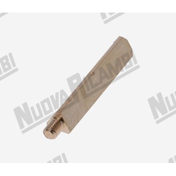 Латунний трикутний штифт інфузійного клапана групи типу E61 - M4 - Ø 7x40/35мм