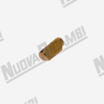 Латунний трикутний штифт дренажного клапана варильної групи типу E61 - M3 - 7x14мм