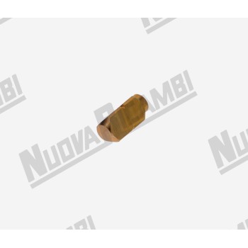 Латунный треугольный штифт дренажного клапана варочной группы типа E61 - M3 - 7x14мм