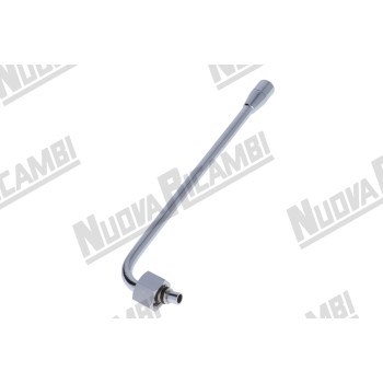 Хромована парова трубка "NR" в зборі - Ø 8мм - гайка 3/8ВР - довж. 225мм - для VBM DOSAPLUS/ REPLICA