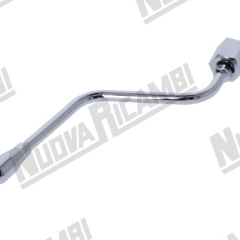 Хромована парова трубка "NR" в зборі - Ø 8мм - гайка 3/8ВР - довж. 170мм - для VBM/ ECM/ FIAMMA/ SANREMO/ BFC/ BRUGNETTI